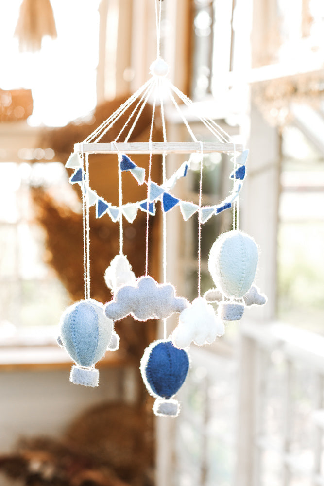Mobile, Air balloons, Mix Blue