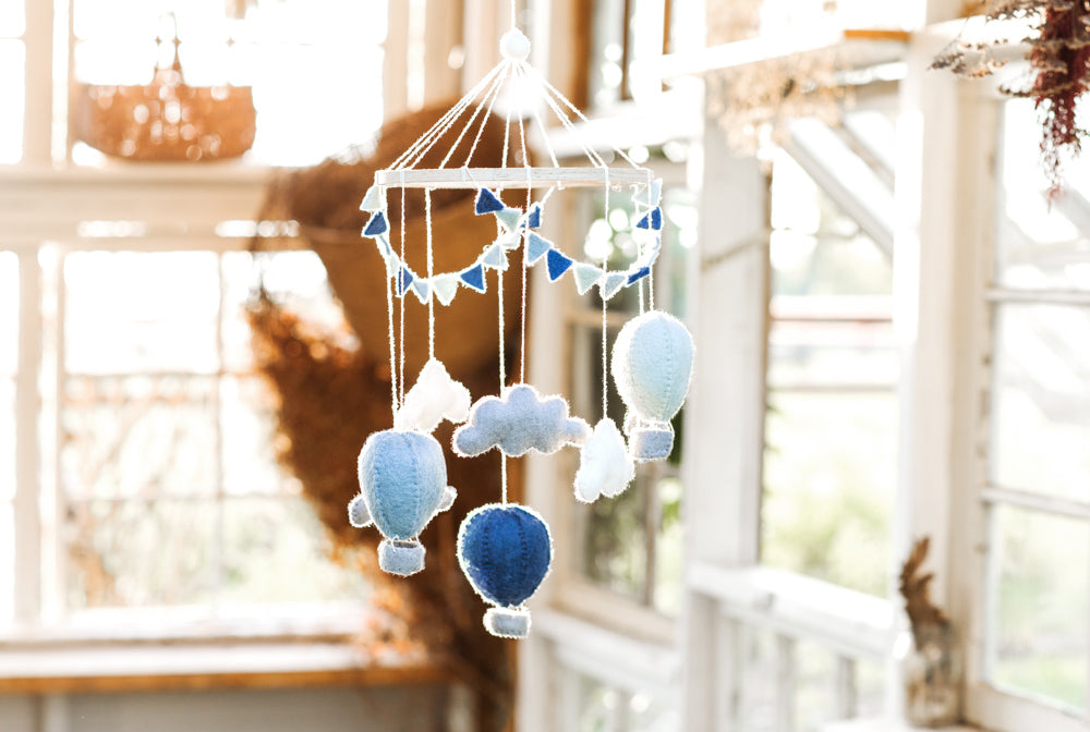 Mobile, Air balloons, Mix Blue