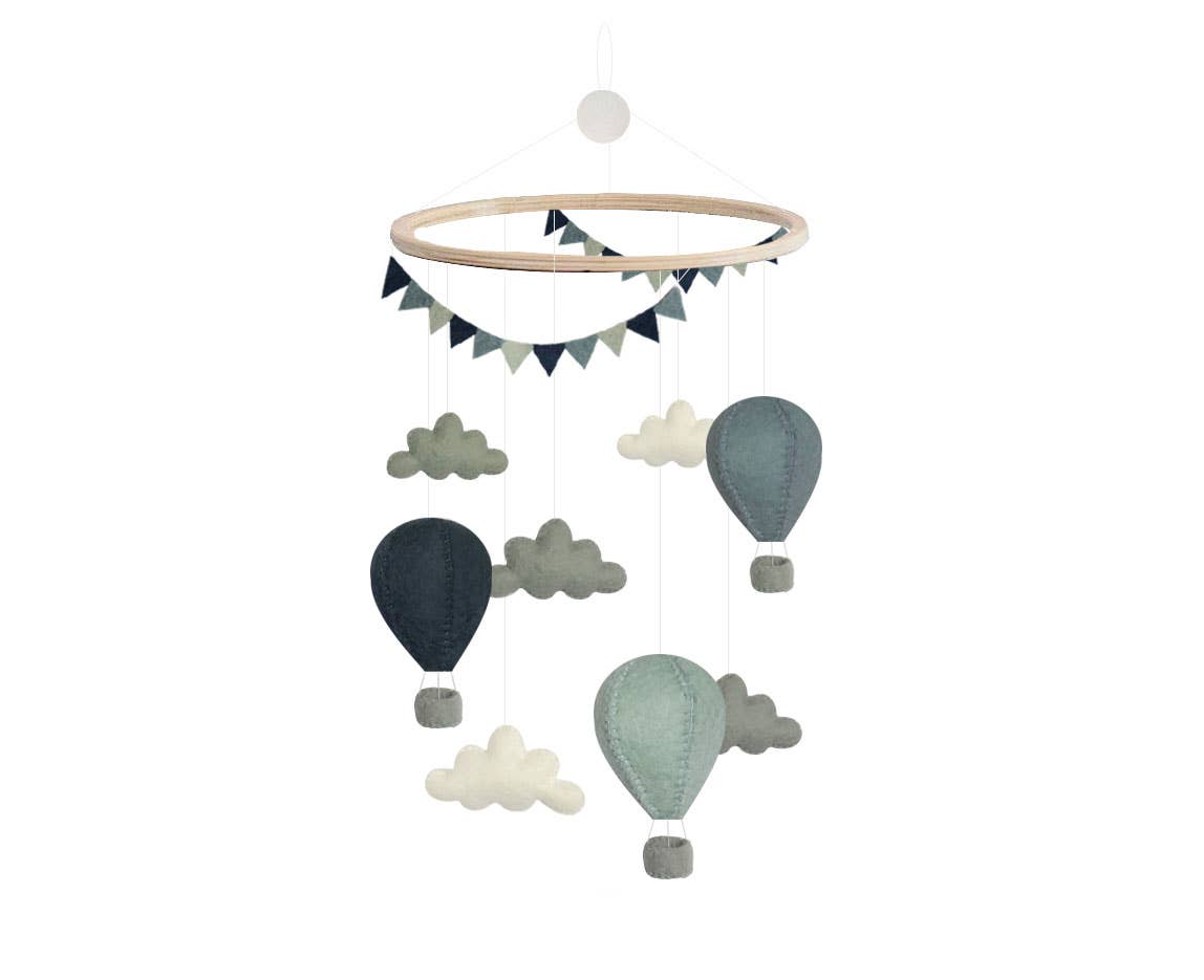 Mobile, Air balloons, Mix Blue