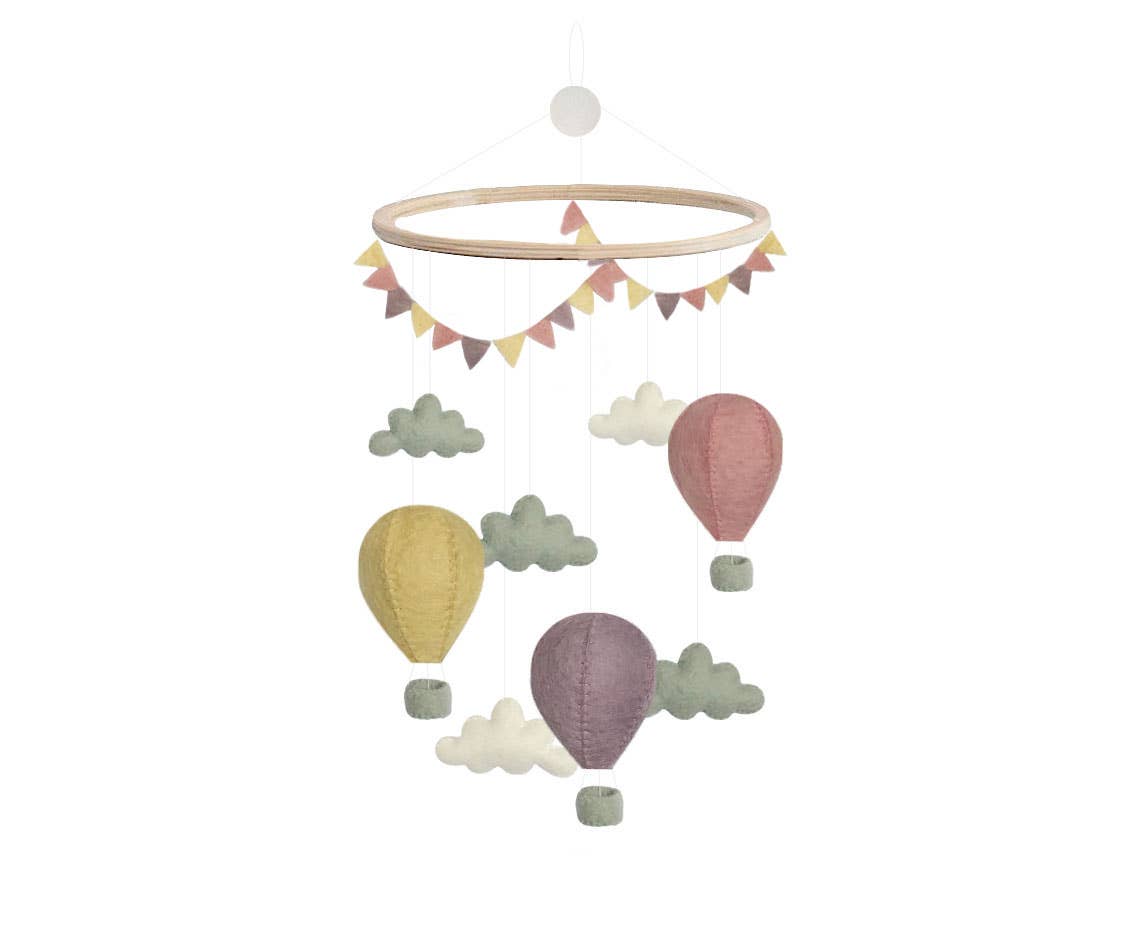 Mobile, Air balloons, Pastel