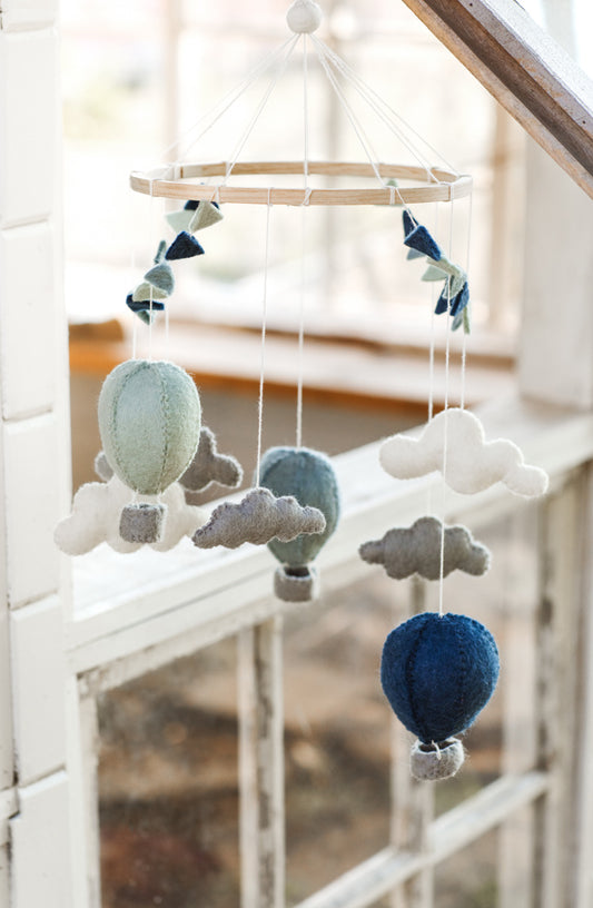 Mobile, Air balloons, Mix Blue