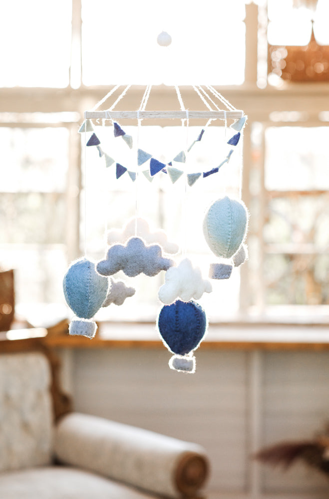 Mobile, Air balloons, Mix Blue