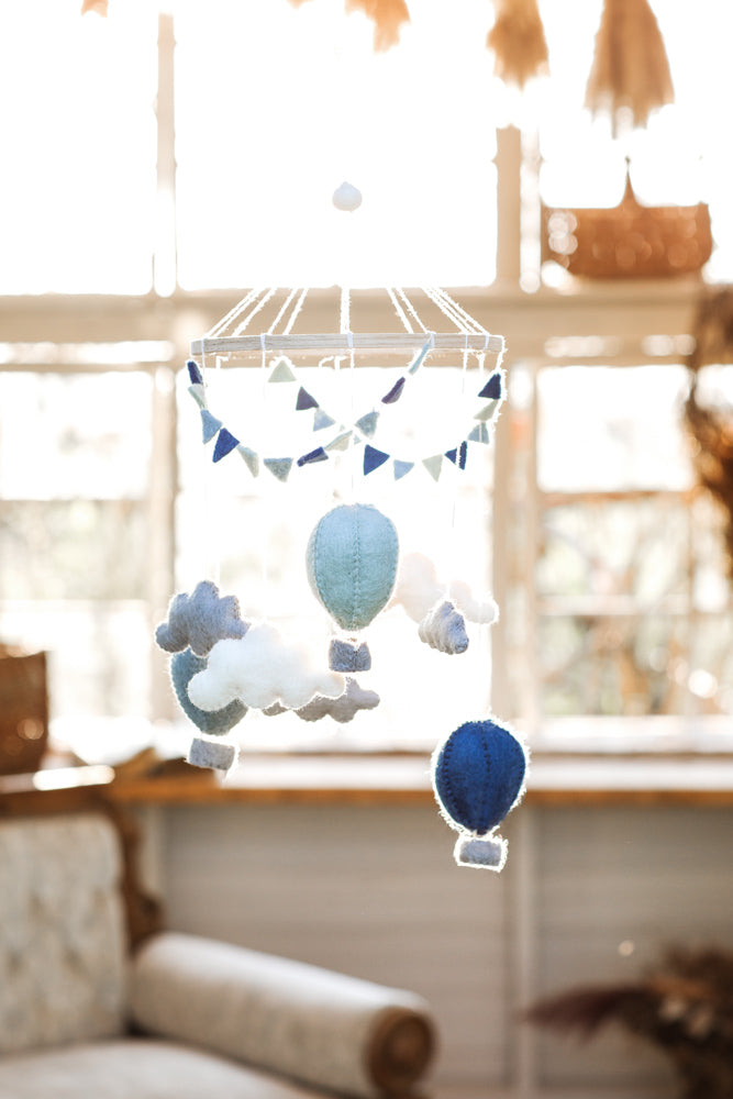 Mobile, Air balloons, Mix Blue